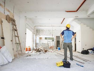 Full home renovation showing before and after transformation
